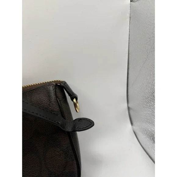 Coach Nolita 19 Women's Brown Leather Handbag ZIP Bag READ - Picture 2 of 10